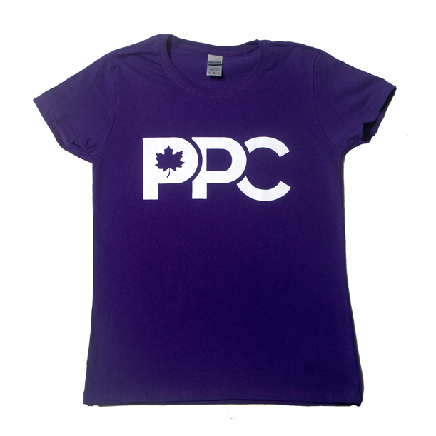 PPC T-Shirt - Ladies (large logo/ Strong and Free on back)
